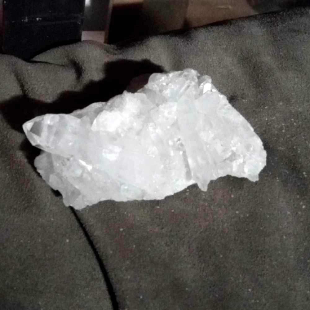 Gorgeous  white crystal all the way through